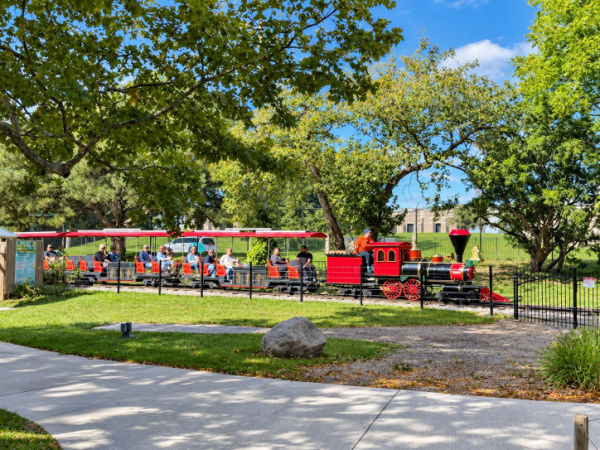 Train ride at Saginaw Children's Zoo Michigan