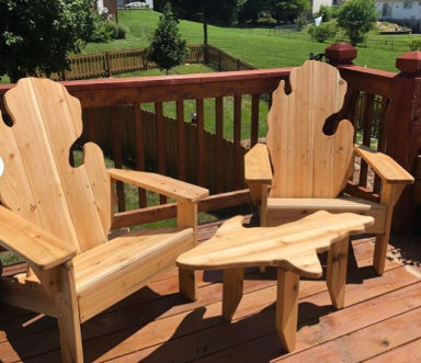 Handmade Michigan Adirondack Chairs