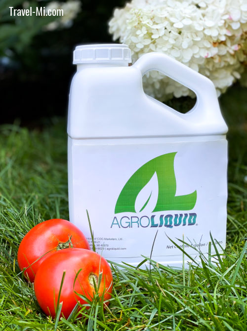 AgroLiquid with tomatoes and flowers