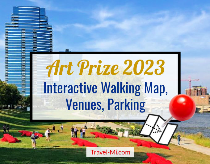 2023 ArtPrize Maps and Tips UPDATED Venues WALKING MAP, Parking