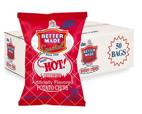Michigan Gift Baskets - Better Made Special RED HOT BBQ Potato Chips