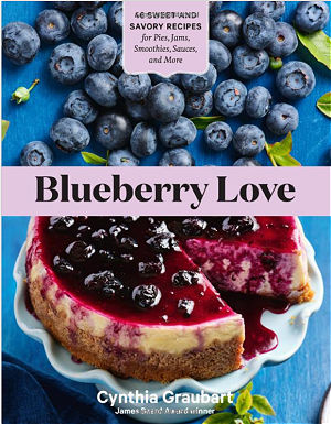 Cover of a blueberry cookbook