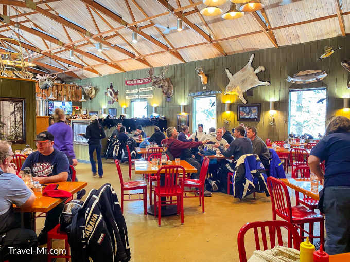 Inside the Tahquamenon Falls Brewery