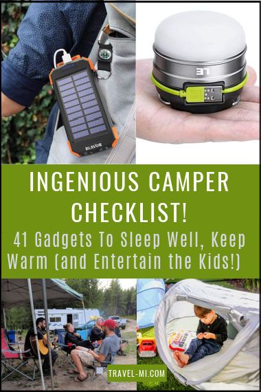 Ingenious Camper Checklist, 41 Survival Gadgets