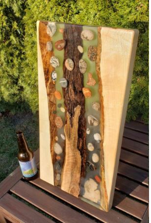 Michigan Maple Petoskey charcuterie serving platters