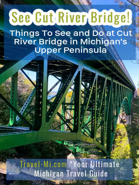 Cut River Bridge in Michigan Upper Peninsula