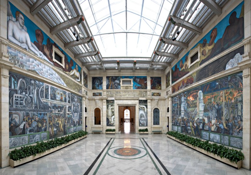 Painted Walls of the Detroit Institute of Arts