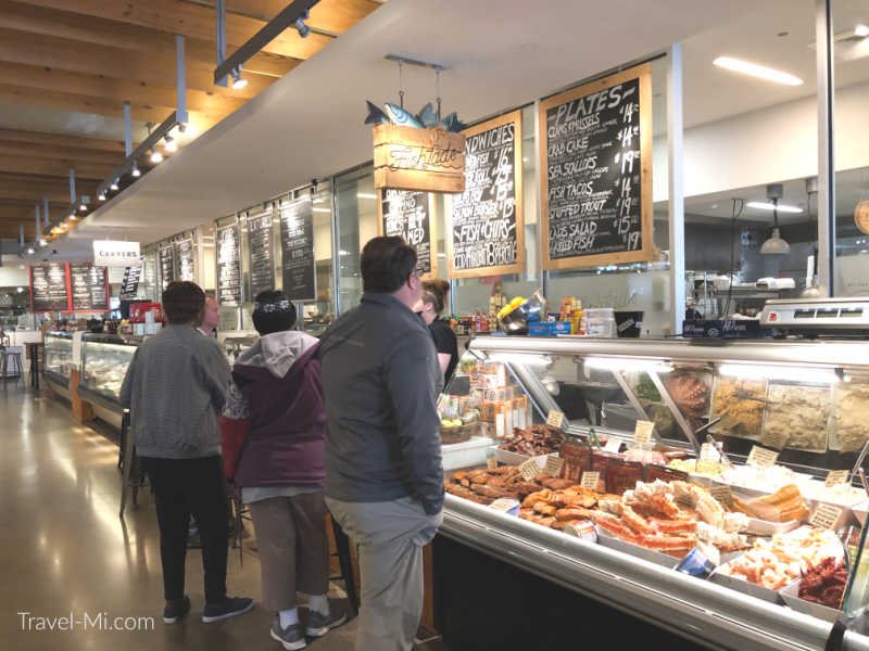 Food Stalls at the Grand Rapids Market