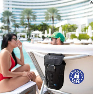 Flexsafe - hanging on back of pool chair