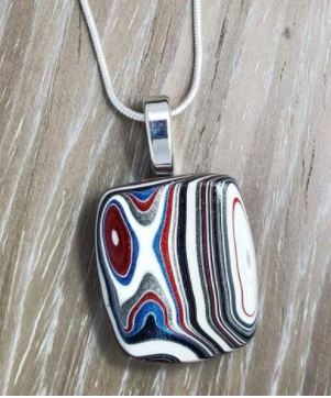 Michigan Fordite Necklaces