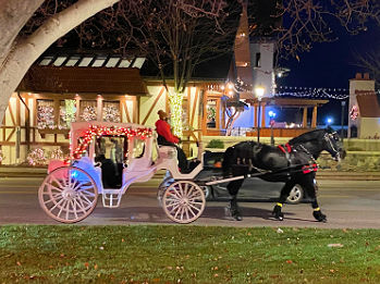 Horse Drawn Carriage in Frankenmuth