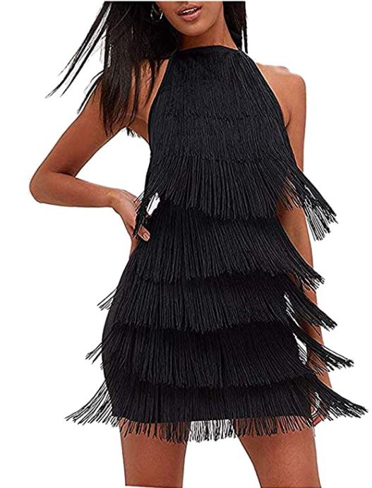 Incredible Tassel Dress for New Years Eve!