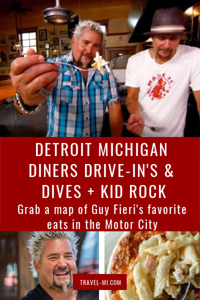 Best Michigan Diners Drive Ins And Dives Map Guy Fieri Triple D Eats