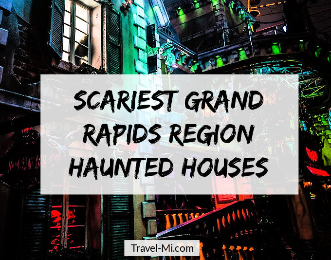 Colorful Haunted Houses Grand Rapids