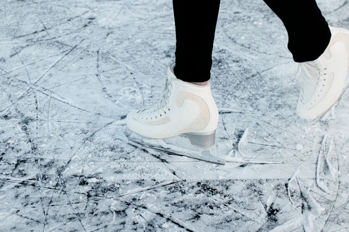Ice skating