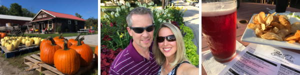 Sherry and Chris exploring Bayne's Apple Valley, Downtown Midland and Big E's in Midland