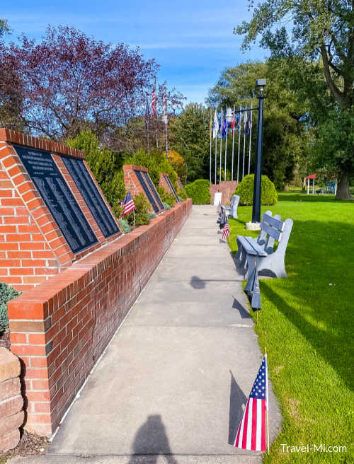 Vietnam Vets Michigan Memorial, Island Park, Mt. Pleasant Michigan