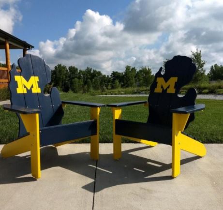 University of Michigan Adirondack Chairs
