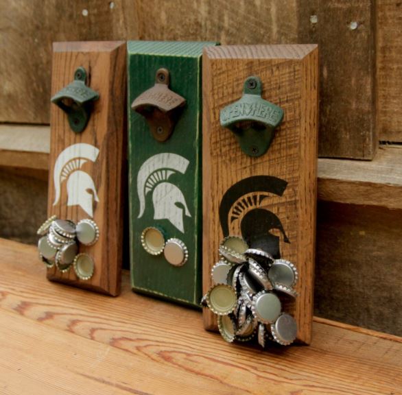 Michigan State Magnetic Bottle Opener