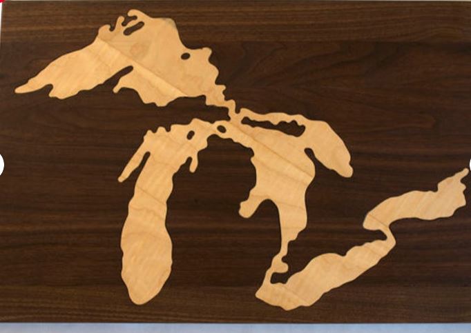 Michigan Great Lakes Cutting Board