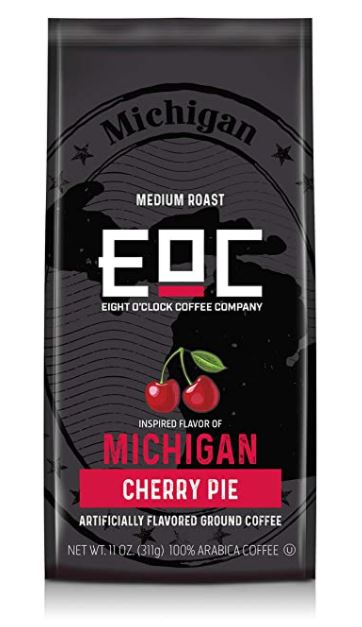 Michigan Gift Baskets - Eight O'Clock Michigan Cherry Pie Coffee