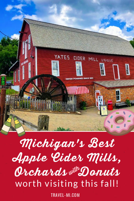 Red barn with water wheel