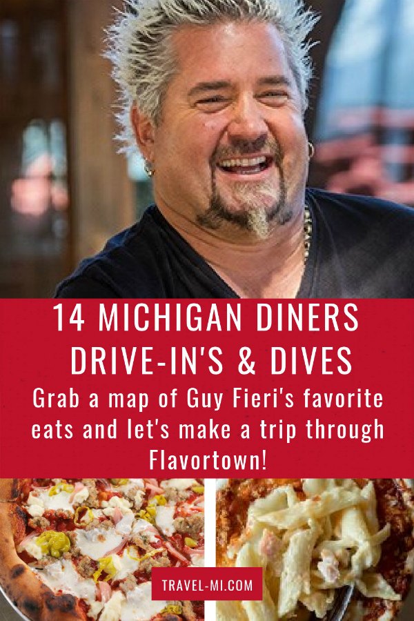 Best Michigan Diners Drive Ins And Dives Map Guy Fieri Triple D Eats
