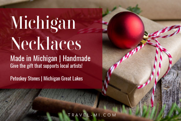 Michigan Necklaces - Handmade, Made in Michigan Jewelry Gifts