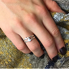 Michigan Rings Stack Etsy