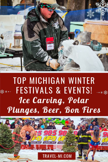 Winter festivals-Ice Sculptures and Polar Dips!