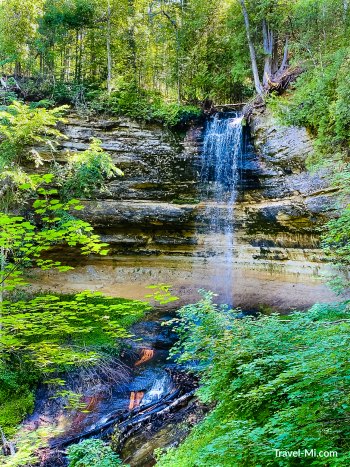 Munising Falls-Upper Peninsula Waterfalls in Munising Michigan