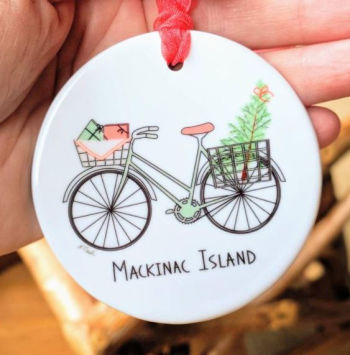 Handmade Mackinac Island Michigan Ornaments