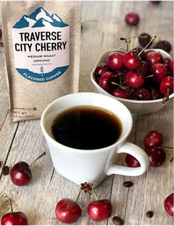 Michigan Gift Baskets - Traverse City Cherry Coffee