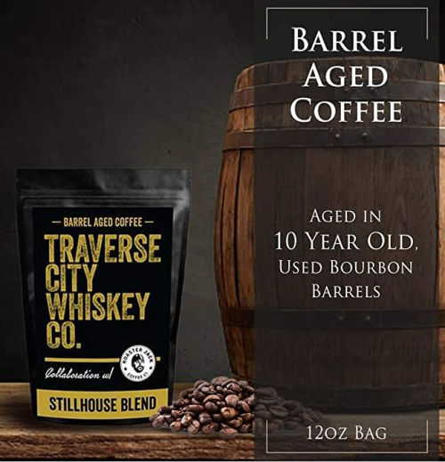 Michigan Gift Baskets - Traverse City Whiskey Company Barrel Aged Coffee