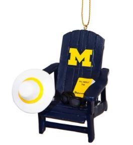 Wolverines Fan Christmas Tree Ornament
