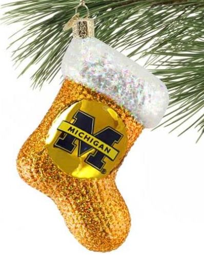 U of M Christmas Stocking Ornament