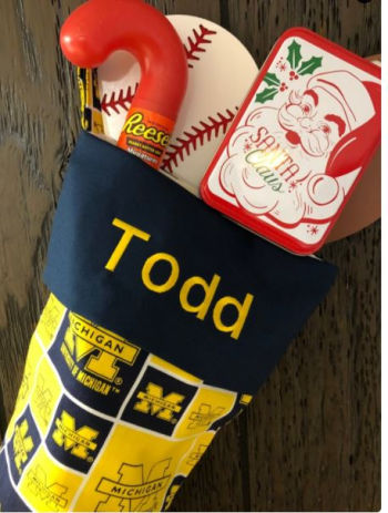 University of Michigan Christmas Stockings