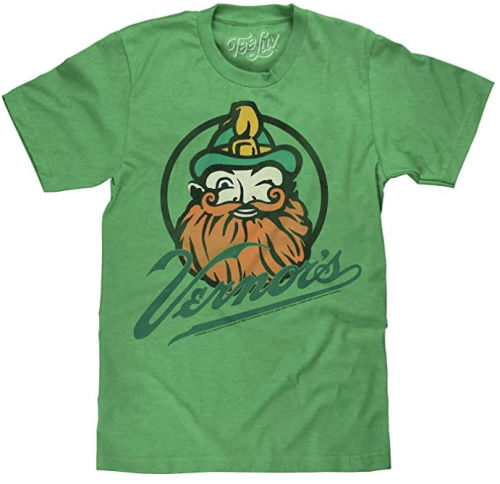 Vernors Ginger Ale Shirt - Woody Gnome Mascot T-Shirt