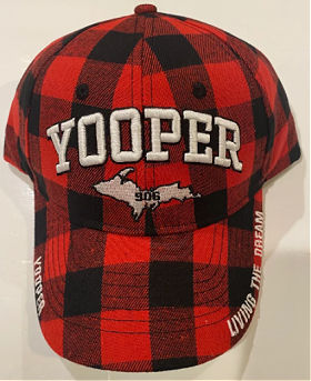 red plaid Yooper hats
