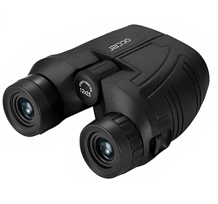 Occer 12x25 Compact Binoculars with Low Light Night Vision