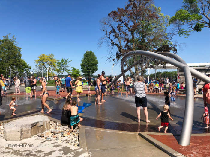 Traverse City Fountain Play Area