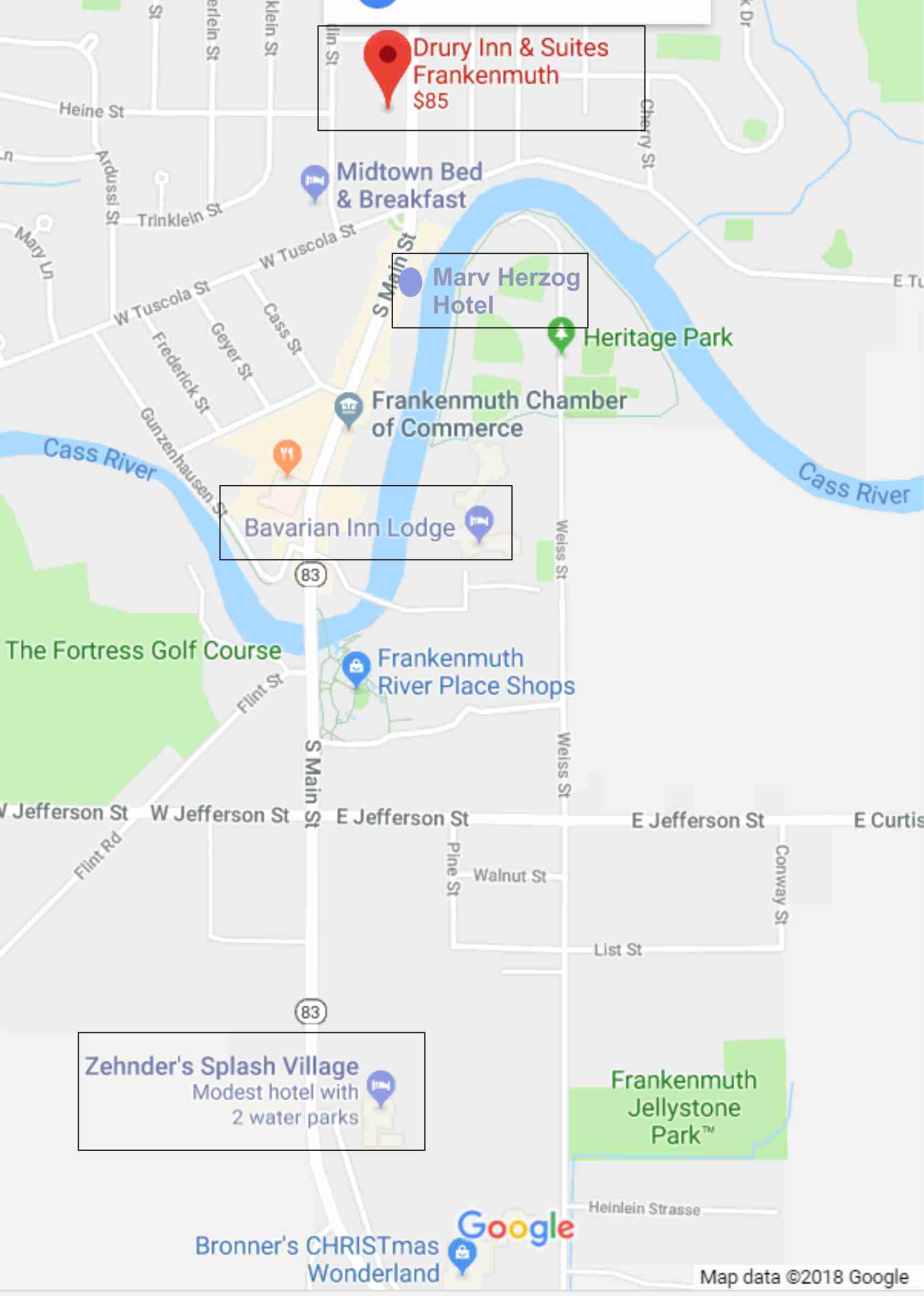 Frankenmuth hotels