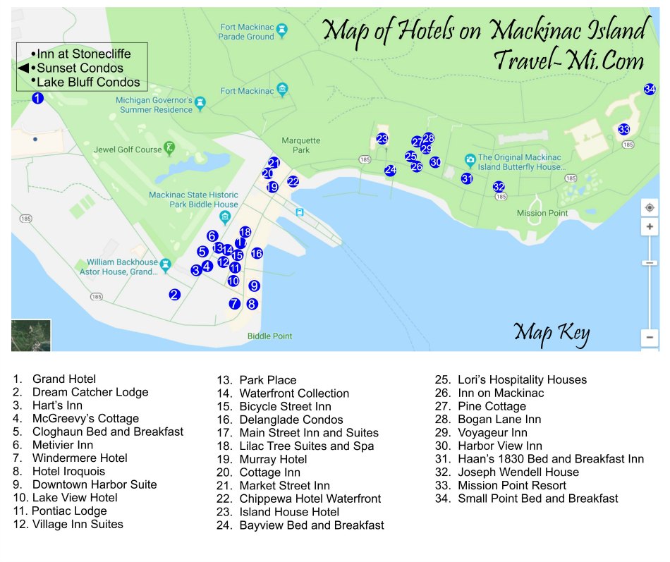 mackinac island hotels
