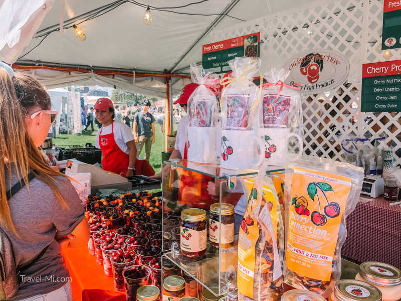 Cherries and Cherry gifts at the Traverse City National Cherry Festival